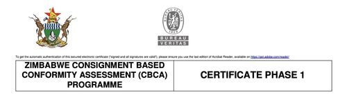 Latest company case about Successfully Exported Tinplate Cans to Zimbabwe with CBCA Certification