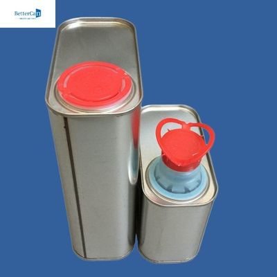 Buy Customizable 500ml 1L Paint Tins , Empty Rectangular Tin Cans online manufacture