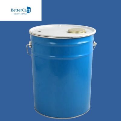 購入 空の金属のペンキのバケツ20L 5ガロンの調節可能な高さの白いペンキのバケツ オンライン製造
