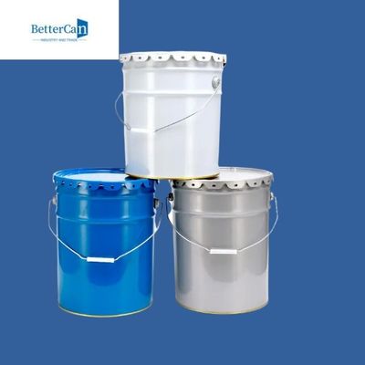 Buy ISO9001 Metal Paint Bucket 3.5 Gallon Steel Pail For Oil Packaging online manufacture