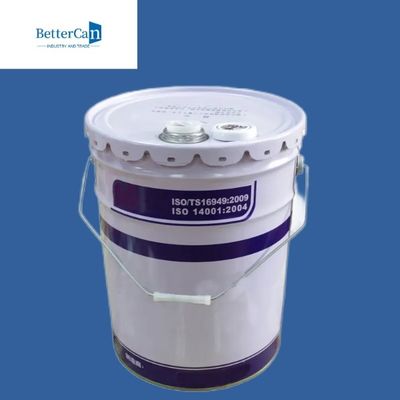 Buy Anti Rust Metal Paint Bucket 15L 20L White Bucket With Lid online manufacture