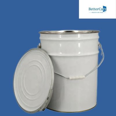 Buy Tinplate 5 Gallon Paint Pails , 20L Metal Bucket With Lid online manufacture