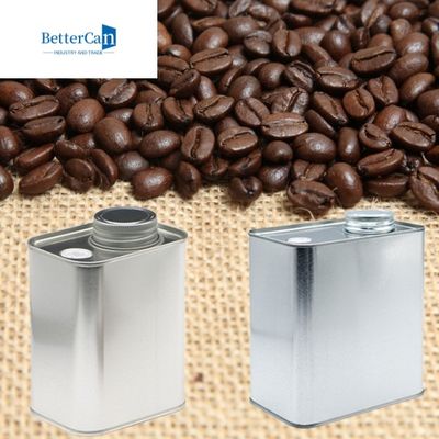 Buy 200g Metal Tea Canisters Empty 8 Oz Tin Containers 116x60x100mm With Valve online manufacture