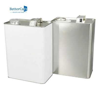 Buy 0.28mm Engine Oil Tin Can Metal 1 Gallon Paint Containers online manufacture