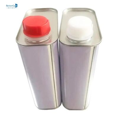 Buy 0.23mm Engine Oil Tin 36Oz 4 Liter White Tin Can Offset Printing online manufacture