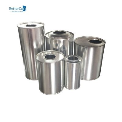 Buy Round Engine Oil Tin 200ml 500ml Metal Tin Container With Metal Cover online manufacture