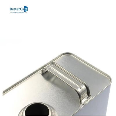 Buy Square 4 Litre Empty Paint Tins Varnish Coating 1 Gallon Metal Paint Can online manufacture