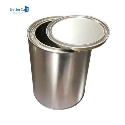 Buy 1 Gallon Car Paint Tin Round Tinplate  Material With Lever Lid online manufacture