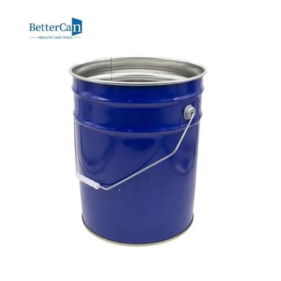 Buy Custom 5 Gallon Buckets Round 10L Metal Bucket Pail Stackable Package online manufacture