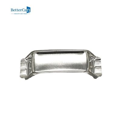 Buy Unlined Surface Tin Can Handle Silver / Gold Color For Rectangular Top online manufacture