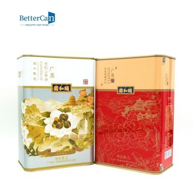 Buy Rectangular 3 Liter Olive Oil Tin Can Manufacturers Without Handle online manufacture