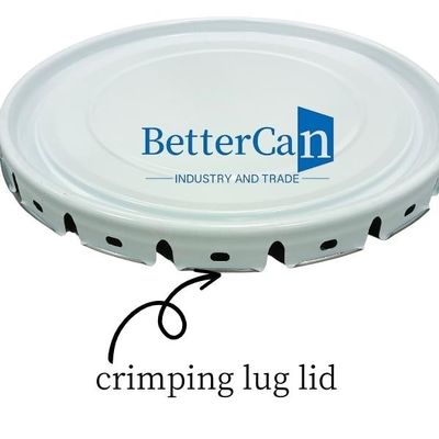 Buy Custom Tin Accessories 0.30mm Metal Lug Lids With Spouts Auto Stamping Machine online manufacture