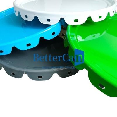 Buy ISO9001 Metal Tin Lid Flower lug lid For Chemical Paint Bucket online manufacture