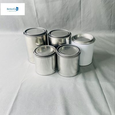 Buy 750ML White Empty Car Paint Tin Storage Can Round Thinner Square Shapes online manufacture