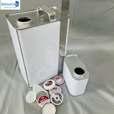 Buy 500ml Empty Coated Paint Tin Cans 1 Gallon Industrial Bucket With Metal Cap online manufacture