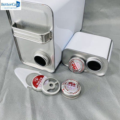 Beli OEM Motor Oil 1 Gallon Empty Liquid Can With Metal Cap 500ml persegi panjang pembuatan online