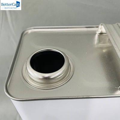 Buy Engine Oil Metal Handle 4 Liter Empty Tin Cans With Metal Cap ODM 1 Gallon Pacakge online manufacture