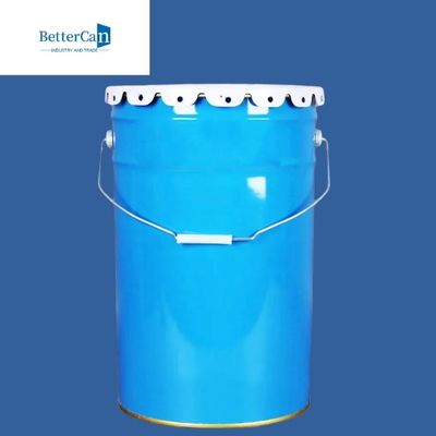 Rustproof Metal Paint Bucket Steel Drum 20 Litre Round Type