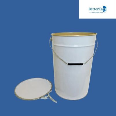 0.28mm-0.35mm Metal Paint Bucket  25l Metal Drum Eco Friendly Tinplate Material