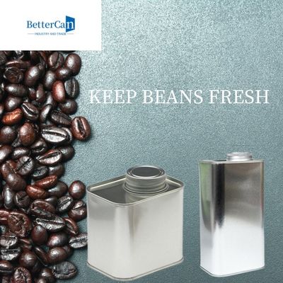Food Grade 500 Gram Square Tin Can Olive Oil  With Vent Hole