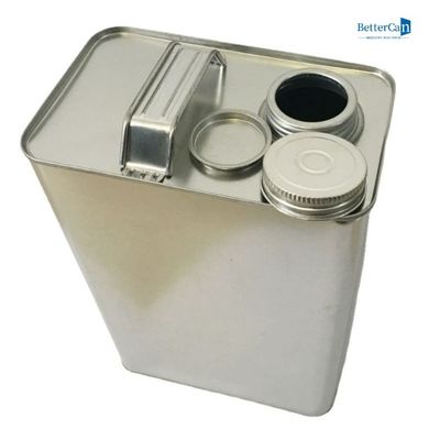 F Style Engine Oil Tin 178x110x240mm Custom Personalized Tin Cans