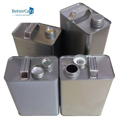 F Style Engine Oil Tin 178x110x240mm Custom Personalized Tin Cans