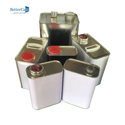 F Style Engine Oil Tin 178x110x240mm Custom Personalized Tin Cans