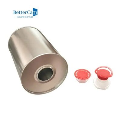 Round Metal 1L Tin Can Logo Printed For Motor Engine Oil