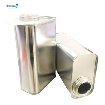 1L Empty Paint Tins Square Metal Tin Can For Motor Oi Lubricants Tin Buckets