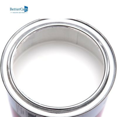 Round 5 Litre Empty Paint Tins Industry Paint Container 1.3 Gallon Tin Buckets Bulk