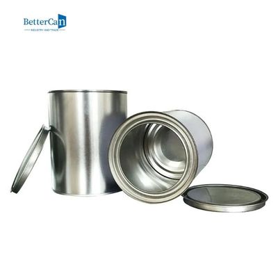 1 Litre Paint Tin Cans Round Empty Quart Cans For Solvent Coating
