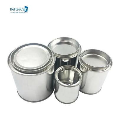 1/2 Pint Size Empty Metal Paint Can With Lid , Paint Storage Containers For Leftover Paint