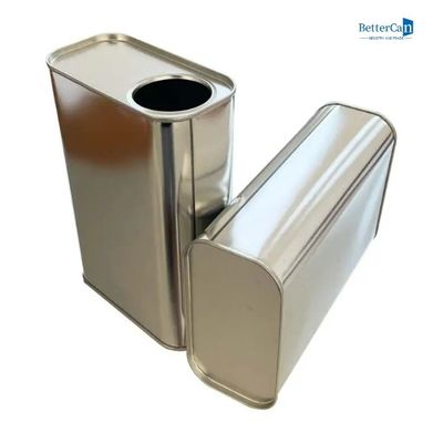 1L Empty Paint Tins Square Metal Tin Can For Motor Oi Lubricants Tin Buckets