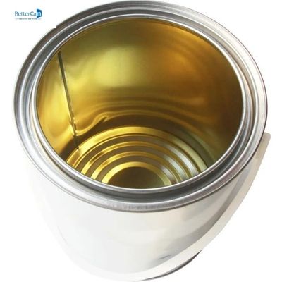 Round Car Paint Tin 5L Metal Can With Lever Lock Ring Lid ISO9001