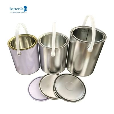 Recycling Empty Paint Cans , Paint Small Tin Cans With Lever Lid