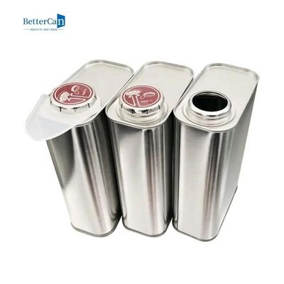 Square Car Paint Tin 1 Litre Varnish Coating Tin Metal Jerry Tin Container