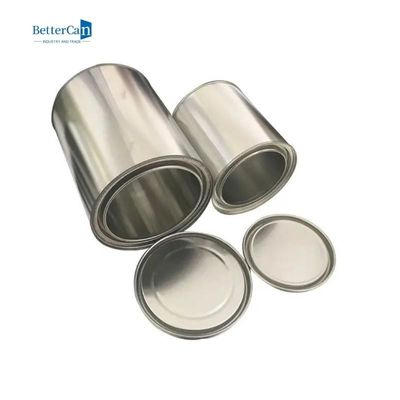 3.7L Car Paint Tin Packaging 1 Gallon Tin Can With Lever Lids