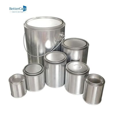 Recycling Empty Paint Cans , Paint Small Tin Cans With Lever Lid