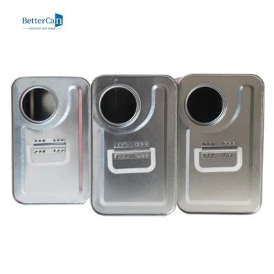 5L Square Tin Canisters , Metal Coating Can Tin For Hardener