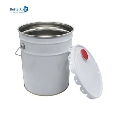 0.28mm-0.43mm Decorating Paint Can   Round Tin Bucket Tightly Sealed