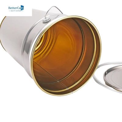 Empty 5 Gallon Paint Buckets , 5 Gallon Tin Bucket Pail with Metal handle