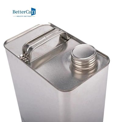 4L F Style Decorating Paint Can   Empty Silver Paint Cans With Screw Top