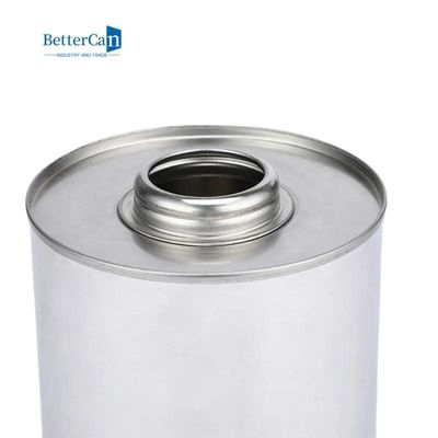 Metal Round Tin Can Manufacturer Tinplate Adhesive Can With Dauber