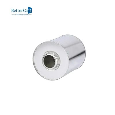 Metal Round Tin Can Manufacturer Tinplate Adhesive Can With Dauber