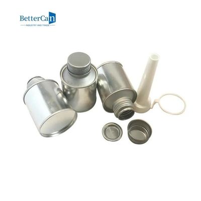 100ml Tin Can Packaging Round Empty Metal Tins For Glue Cement