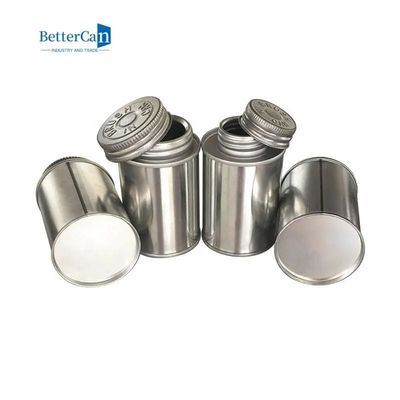 118ml Industrial Paint Tins Cylindrical Cans For PVC / CPVC Glue Cement Packaging
