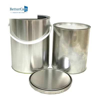 Airtight Seal Metal Paint Tin Recycled Round Empty One Gallon Paint Cans