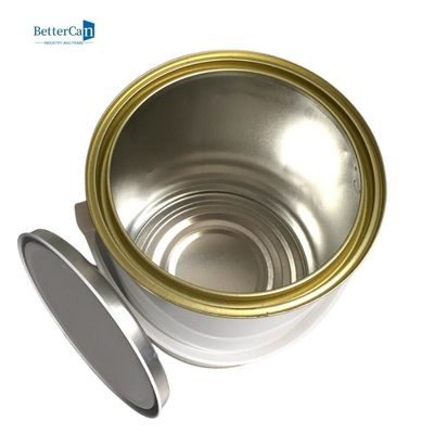 Airtight Seal Metal Paint Tin Recycled Round Empty One Gallon Paint Cans
