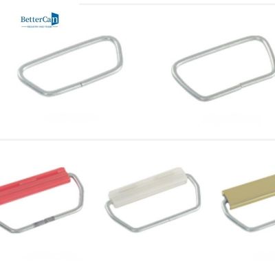 Metal Tin Accessories 0.21mm Square Tin Container Handle