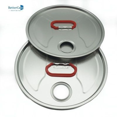 Round Tin Can Components , Tinplate Bucket Bottom With Unling / Lining Compound